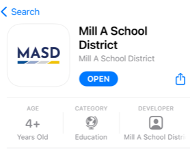 MASD mobile app
